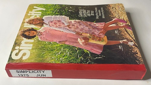 1975 June Simplicity Catalog Sewing Pattern Giant Store Counter Book Fashion - Picture 2 of 14