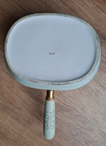Antiker handbemalter China Ardalt? Porzellan Silent Butler - Bild 7 von 8