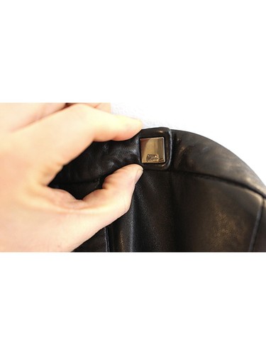 Damen Lederhose schwarz 8 weiches Lammfell Vintage 80er 90er Siena Studio Mom - Bild 10 von 22