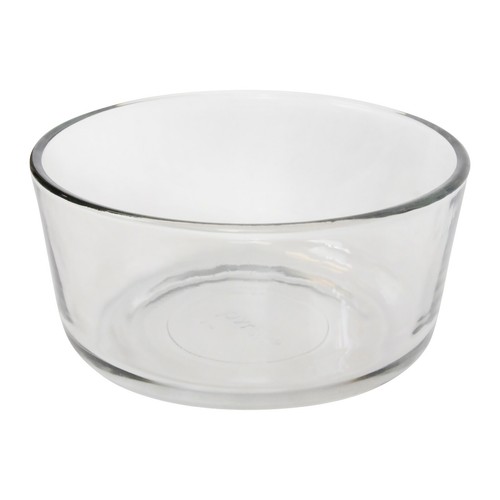Pyrex 7201 Glass Food Storage Bowl w/ 7201-PC Dark Blue Lid Cover (2-Pack) - Picture 2 of 4