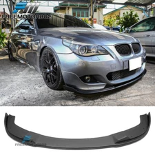 Fits 04-10 BMW E60 E61 5 Series H Style PU Front Bumper Lip Spoiler 1pc