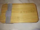 Delta  Airlines (2) Layered Bamboo Lid  Bento Box With Utensils