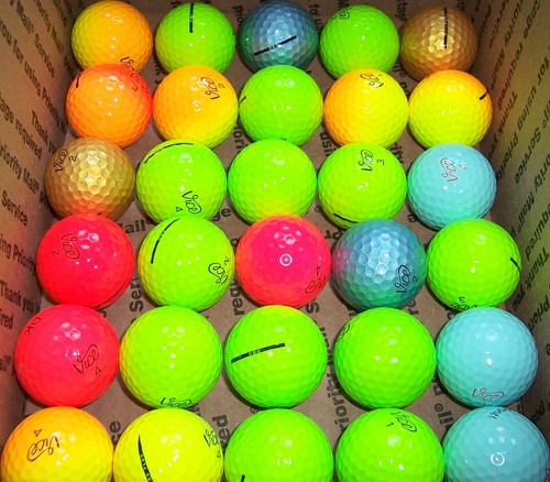 87 MINT & NEAR MINT MIXED COLORS/SERIES VICE PRO / PLUS / SOFT / AIR GOLF BALLS - Picture 3 of 3