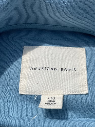 American Eagle NWT Womens Large Loose 1/4 Button Sweater NEW $60 - Picture 4 of 10