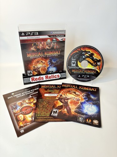 Mortal Kombat Komplete Edition (Sony PlayStation 3 PS3, 2012) CIB Pristine