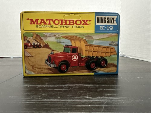 Matchbox King Size K19 Scammell Tipper Dump truck made in England Mint in Box - Picture 7 of 15