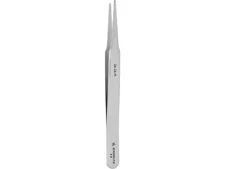 Excelta 2A-SA-PI - Tweezers, Straight Tapered Flat Round Points, Anti-Mag. SS,