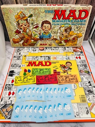 Vintage The Mad Magazine Board Game By Parker Brothers 1979 Complete 100%