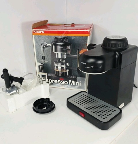 Krups 963/A 4-Cup Mini Espresso Maker - Black Tested - Works Made In Switzerland - Picture 3 of 15