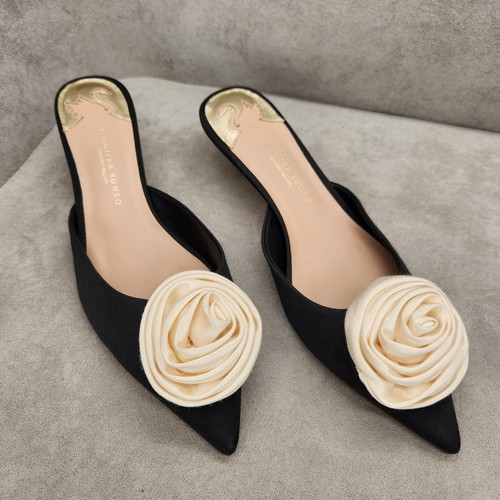 Antonio Melani Jennifer Sumko Kleid Pantoletten 8 schwarz Jensy Blume spitz neu 135 $ - Bild 7 von 19