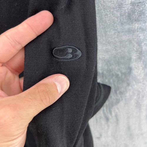 Icebreaker Men's Classic Merino 260 1/4 Zip Long Sleeve Sz Large Black - Picture 8 of 19