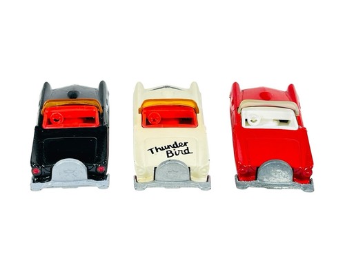 Matchbox Superfast (3) Varied MB42 '57 Ford T-Birds w/Yellow Grid Boxes - Picture 3 of 21