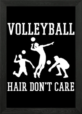 Volleyball gerahmtes Wandbild Poster Leinwanddruck Bild