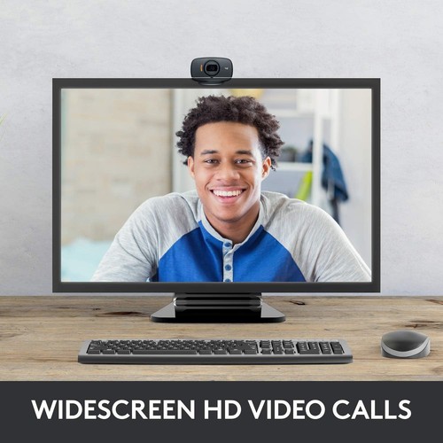 Logitech C525 Portable Webcam, HD 720p/30fps, Widescreen HD Video Calling, Folda - Zdjęcie 9 z 9