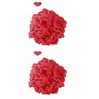  Set of 2 Heart-shaped Paper Confetti Table Decorations Wedding for Tables