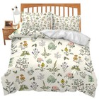 Floral Bedding Wildflower Theme Comforter Set Sage Green Duvet Full Flower