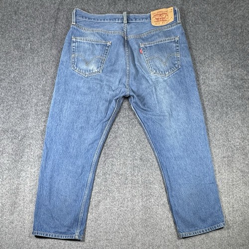 Levis 501XX Jeans ‘06 Mens 38x29 Blue Denim Classic Original Straight Button Fly - Picture 16 of 20