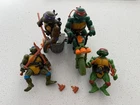TMNT Action Figure Lot Set 1988 Playmates Teenage Mutant Ninja Turtles