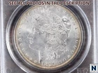 NobleSpirit Stunning Patina 1896 Morgan Silver Dollar PCGS MS 64