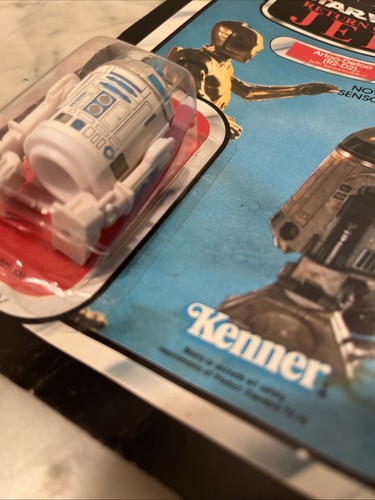 Star Wars RTOJ 1983 Vintage Figure R2-D2 Unpunched Sealed NIB. Sensorscope - Imagen 13 de 15