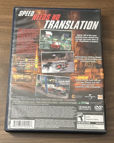 The Fast and the Furious PS2 Playstation 2 Game - Picture 2 of 5