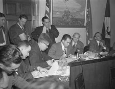 Washington DCHouse Un American Activities Committee members are as- Old Photo