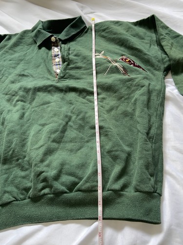 Vintage Grand Slam Golf Sweater Men's Size Large Collared Pullover Knit Green - Picture 14 of 17