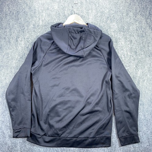 Nike Dri-Fit Sudadera con Capucha Para Hombres M Negro Pullover Cordón Sudadera Polar #AB620 - Imagen 5 de 7