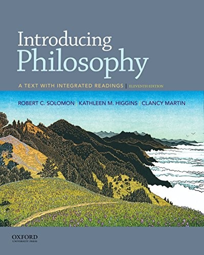 INTRODUCING PHILOSOPHY: A TEXT WITH INTEGRATED READINGS By Robert C. Solomon - Imagen 1 de 1