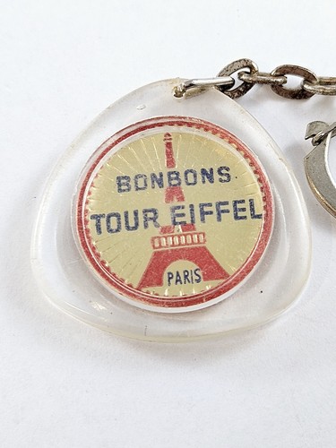 Schlüsselanhänger - Bonbons Eiffelturm - Paris - Vintage 1960s Mederer