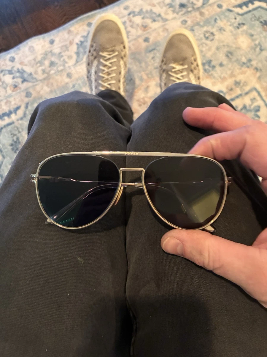 PRADA Gold Black Sunglasses for Women for sale | eBay