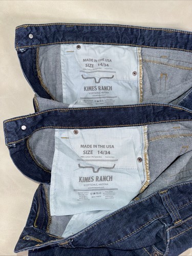 2 Paar Jeans 14/34 Kimes Ranch dunkelblau Denim - Bild 4 von 4