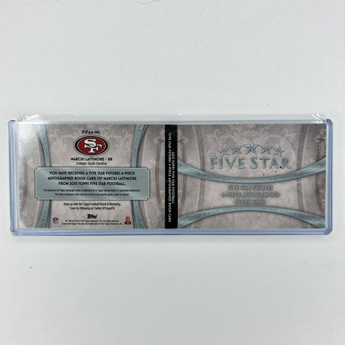 Marcus Lattimore Rookie Auto Quad Jersey Booklet /38 2013 Topps Five Star - Picture 2 of 2
