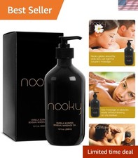 16 oz Vanilla Massage Oil with Fractionated Coconut Oil - Natural Hydration