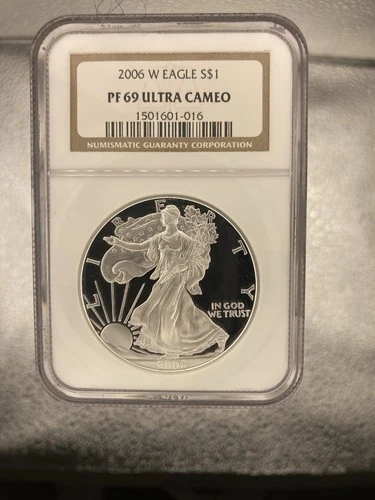 2006-W Proof $1 American Silver Eagle NGC PF69UC