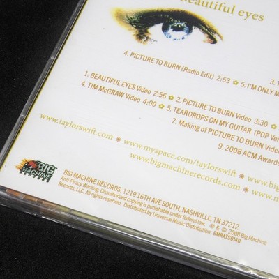 Beautiful Eyes [EP] by Taylor Swift (CD, Jul-2008, 2 Discs, Big