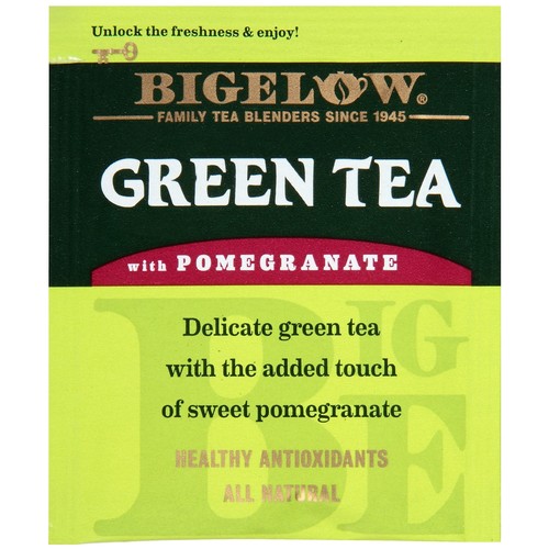 Bigelow Green Tea with Pomegranate 28/Box RCB10363 - Picture 2 of 2