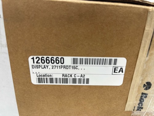 AB 2711P-RDT15C 15" Color Touch Display Module PanelView Plus 1500 US Free Tax - Picture 3 of 5