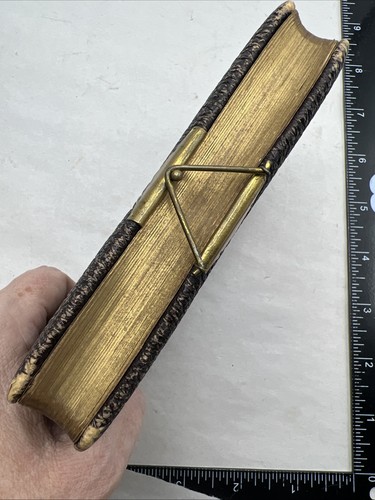 Antique Holy Bible w/ Brass Clasp Cambridge University Press 1890s 4"x6" - Picture 5 of 17