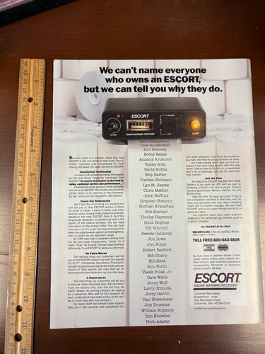 R- 1986 MID / OHIO Escort Radar 200 CART PPG Indy Cart Circuit Racing Programme - Photo 2/4