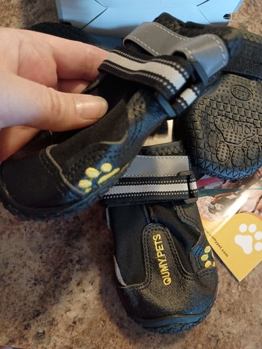 QUMY Dog Shoes for Medium Dog Boots & Paw Protectors Size 5 NEW - Picture 5 of 6