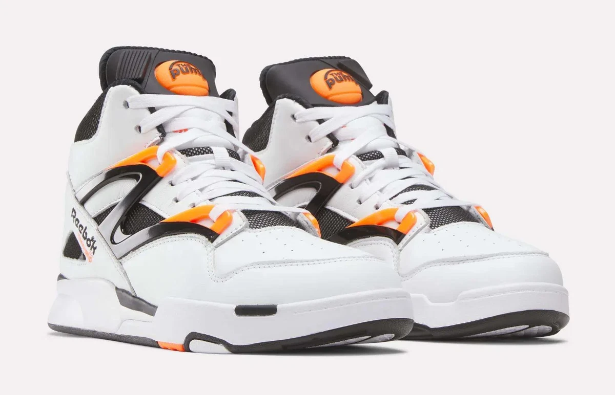 Reebok Pump Omni Zone II White/Black/Wild Orange for Sale