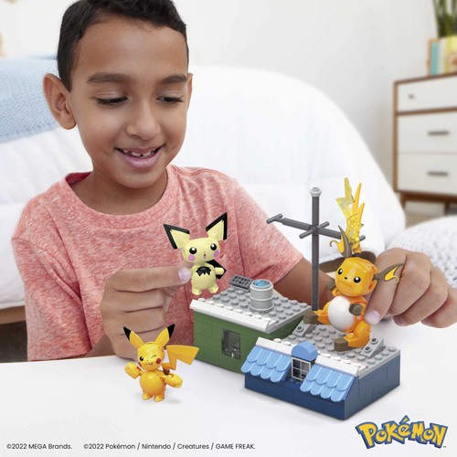 MEGA Pokémon Set Evoluzione di Pikachu Set da Costruire con 159 Pezzi e i 3 - Foto 16 di 24