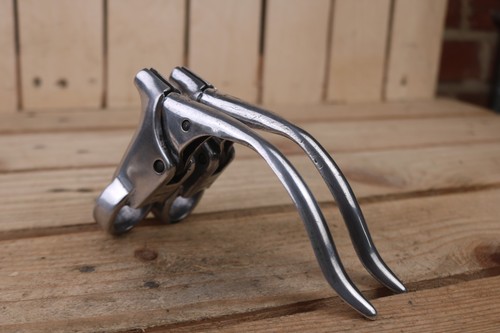 LAM poliertes Aluminium Bremshebel Vintage Retro französischer Stahl Rennrad - Bild 2 von 12