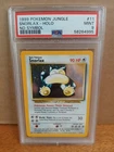 New Listing1999 Pokemon Jungle Snorlax Holo No Symbol Error 11/64 Unlimited PSA 9 MINT WOTC