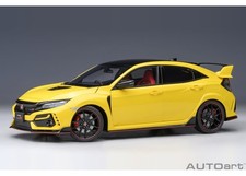 Autoart 73225 1/18 Honda Civic Type R FK8 2021 Limited Edition Sunlight Yellow