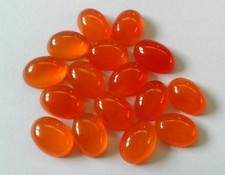 Natural Carnelian Oval Cabochon 5x7mm To 12x16mm Loose Gemstone