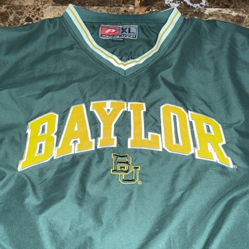 Baylor Bears Sweatshirt Mens XL Champion Crewneck NCAA Proplayer Windbreaker🔥 - Picture 2 of 10
