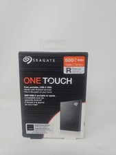 Seagate One Touch SSD 500GB External SSD Portable - Black Speeds up to 1030MB/s