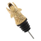 Weinausgießer aus Metall mit Hirschkopfform, Ausgießer für Schnapsflaschen,